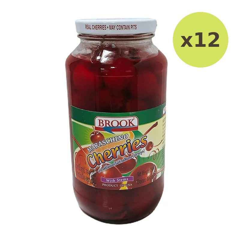 Brook Maraschino Cherries In Syrup 794g - image 3