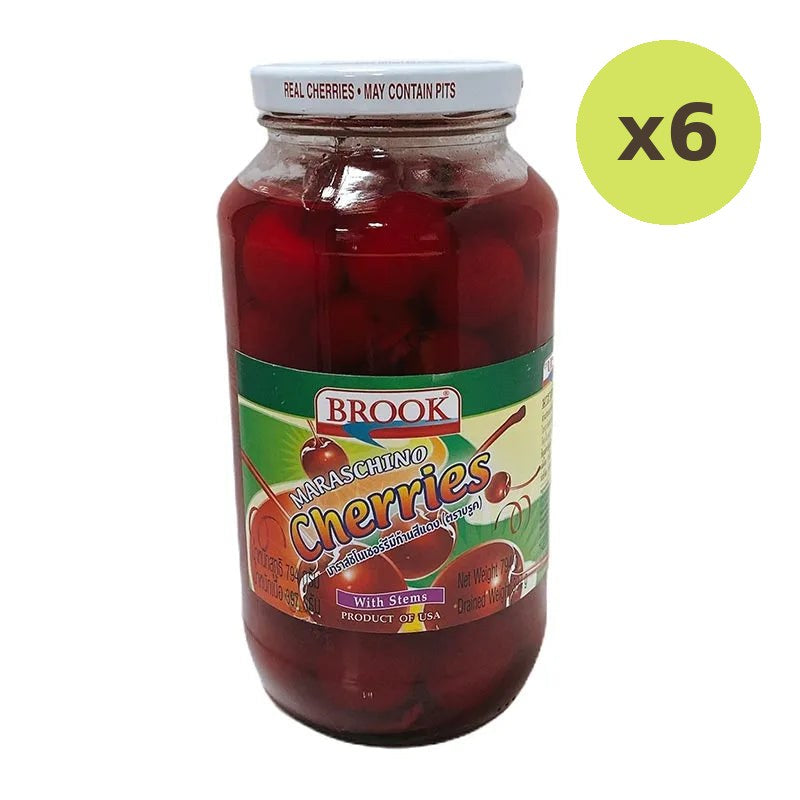 Brook Maraschino Cherries In Syrup 794g - image 2