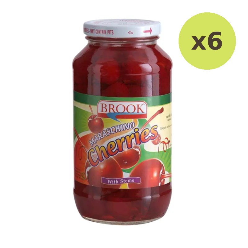 Brook Maraschino Cherries With Stems 794g - image 4