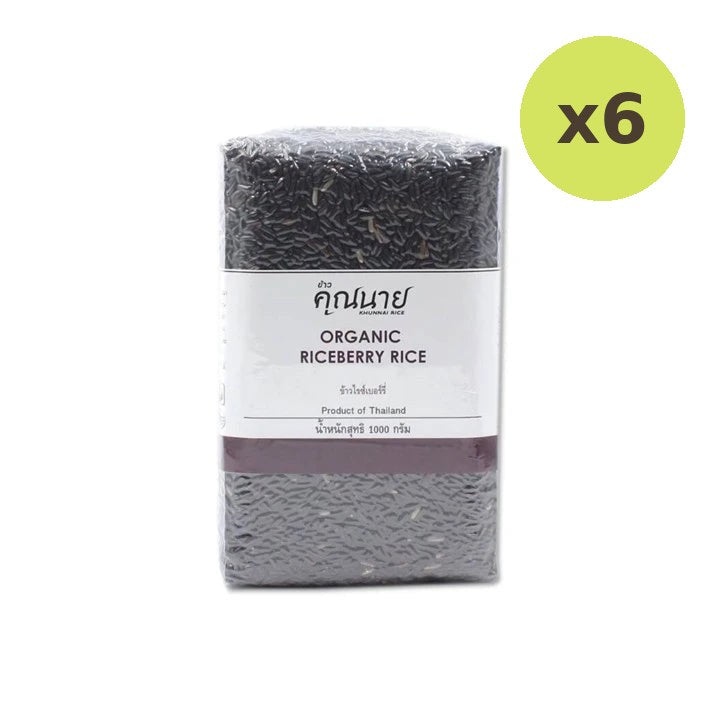 Khunnai Rice Organic Riceberry 1kg - image 2