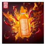 Crying Thaiger Sriracha Mayo Chili Sauce in 493g bottle, creamy condiment with spicy sriracha flavor and tiger branding.