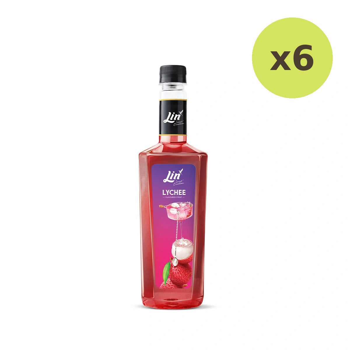 Lin Lychee Flavored Concentrated Syrup 750ml - image 2
