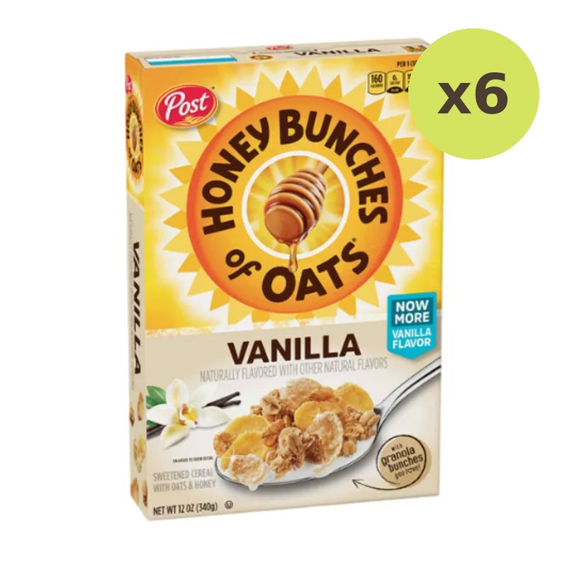 Post Honey Bunches Of Oats Vanilla 340g - image 4