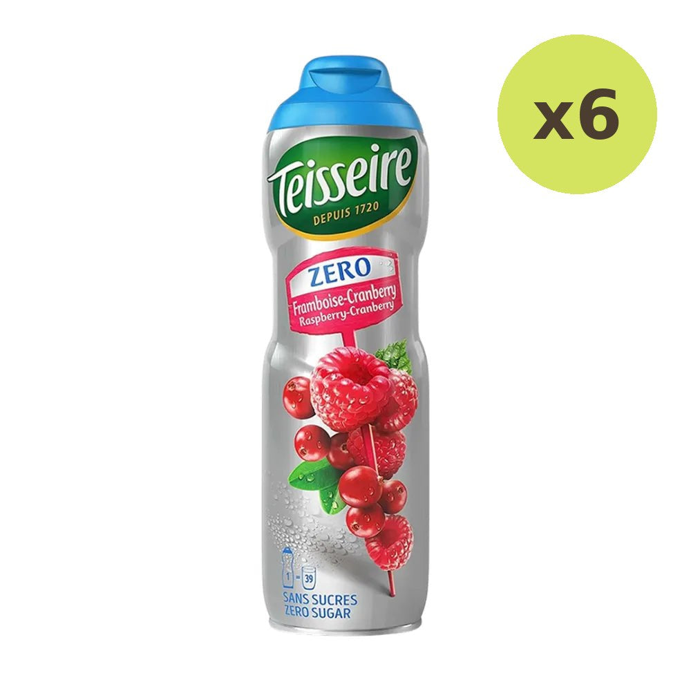Teisseire Raspberry Cranberry Flavored Syrup Sugar-free Formula - image 4