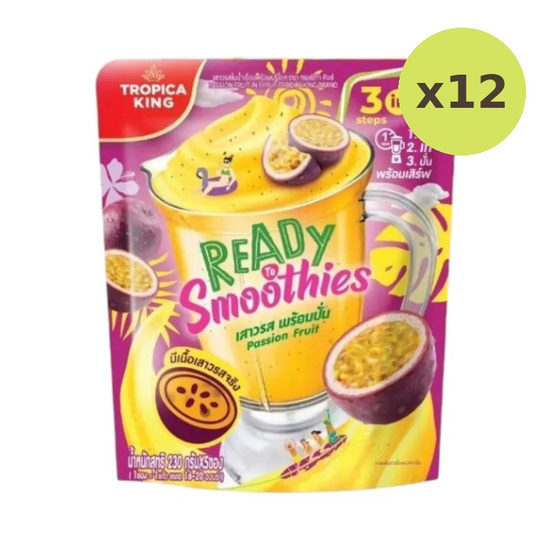 Tropica King Passion Fruit Ready To Blend 230g x1 sachets - image 6