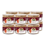 J-LEK Red Eye Chili Paste in 90g plastic jars, dry grocery product, showing a row of vibrant red chili paste jars.