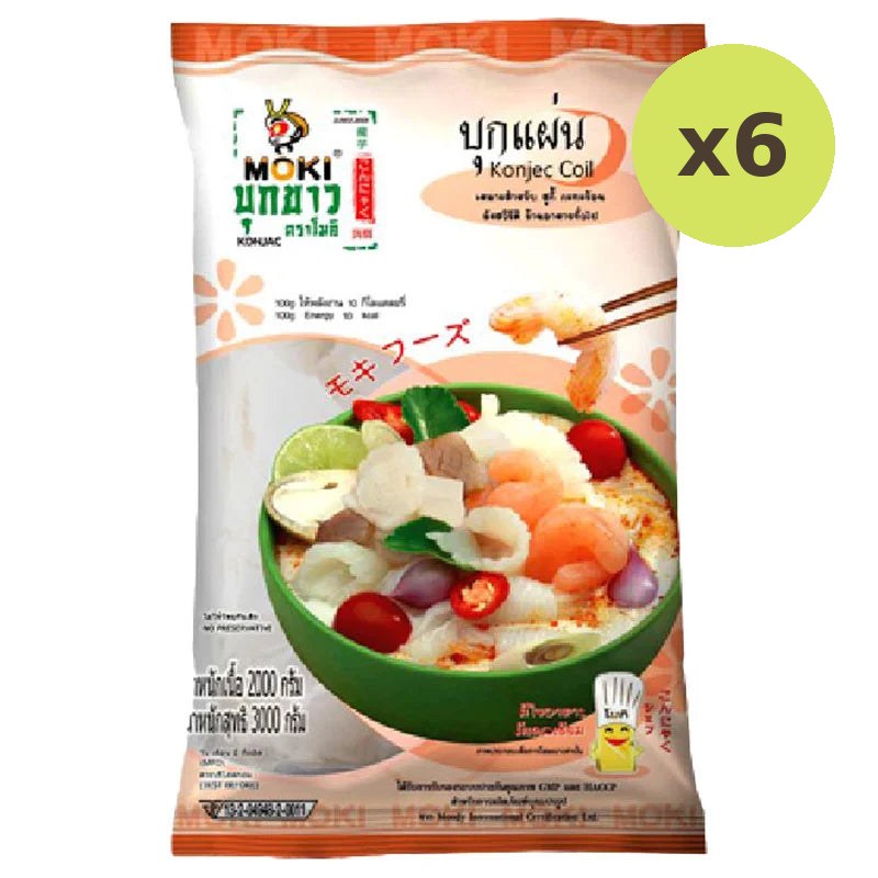 Moki Squid Coil Konjac 2kg - image 2