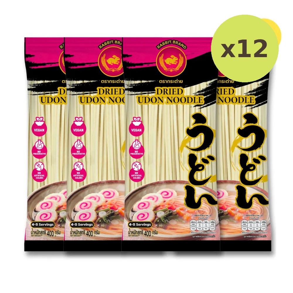 Rabbit Brand Udon Noodles 400g - image 5