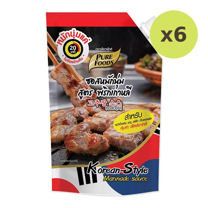 Pure Foods Korean Style Marinade Sauce 850g - image 3
