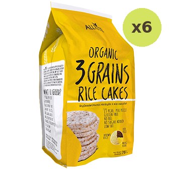 Allrite Organic Rice Cakes 3 Grains - image 2