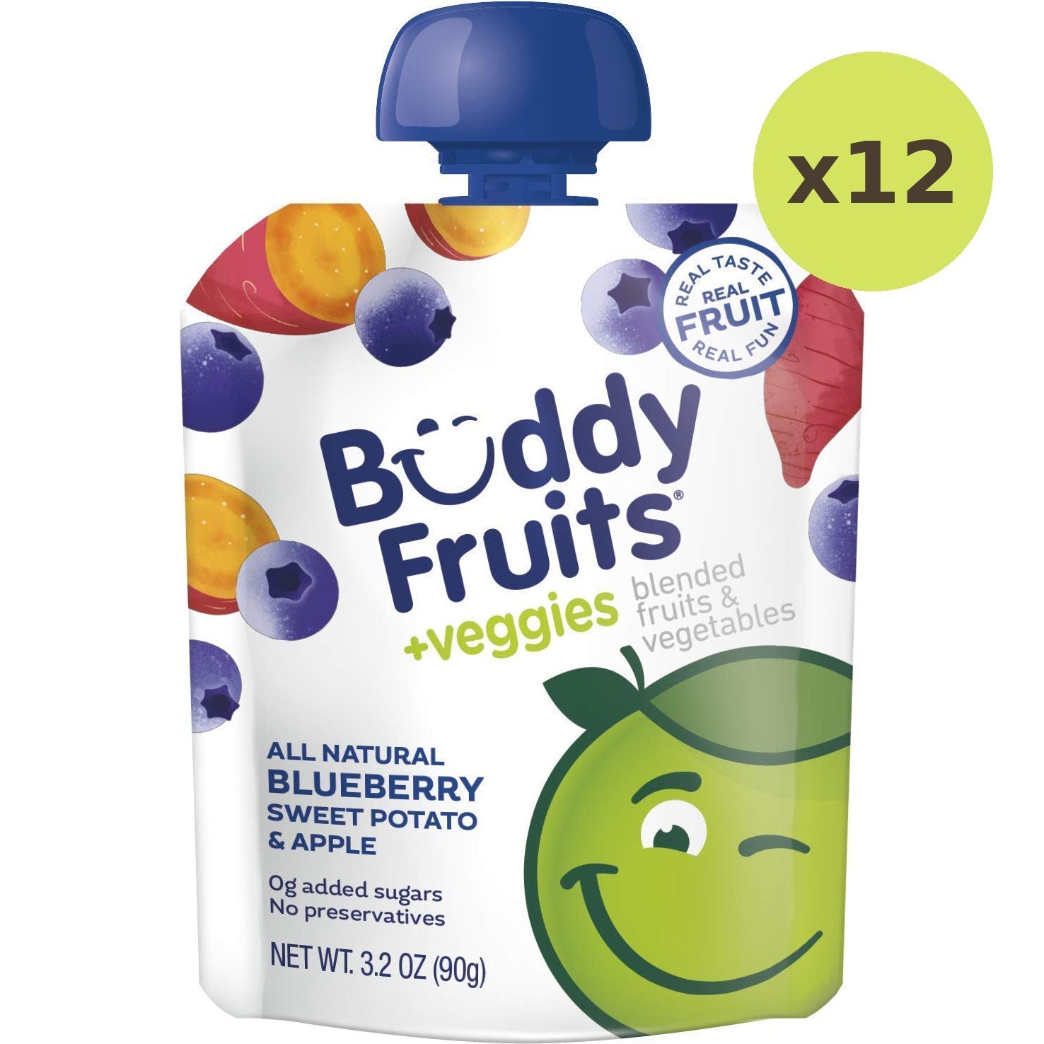 Buddy Fruits Sweet Potato & Blueberry - image 3