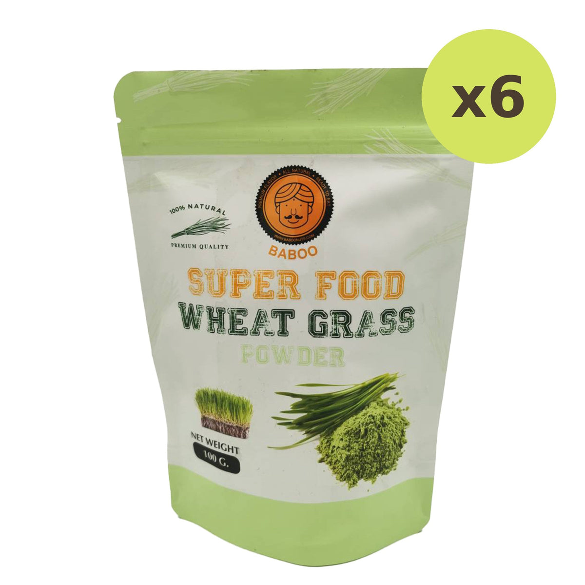 Baboo Wheat Grass Organic & 100% Raw - image 2