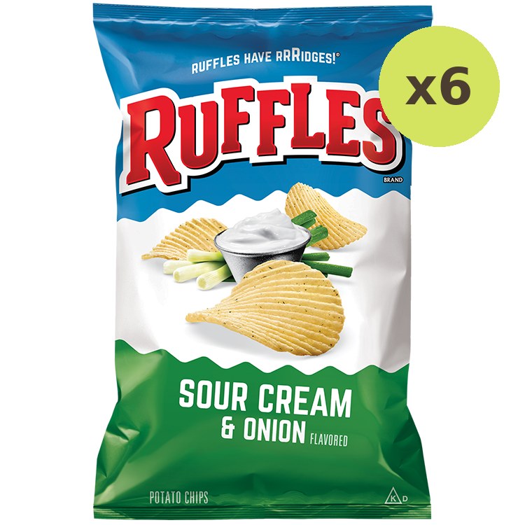 Ruffles Sour Cream & Onion Potato Chips - image 5
