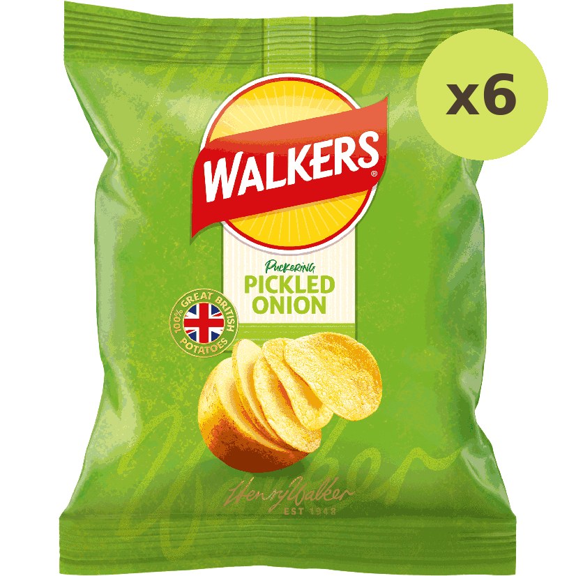 Walkers Pickled Onion Crisps - image 2