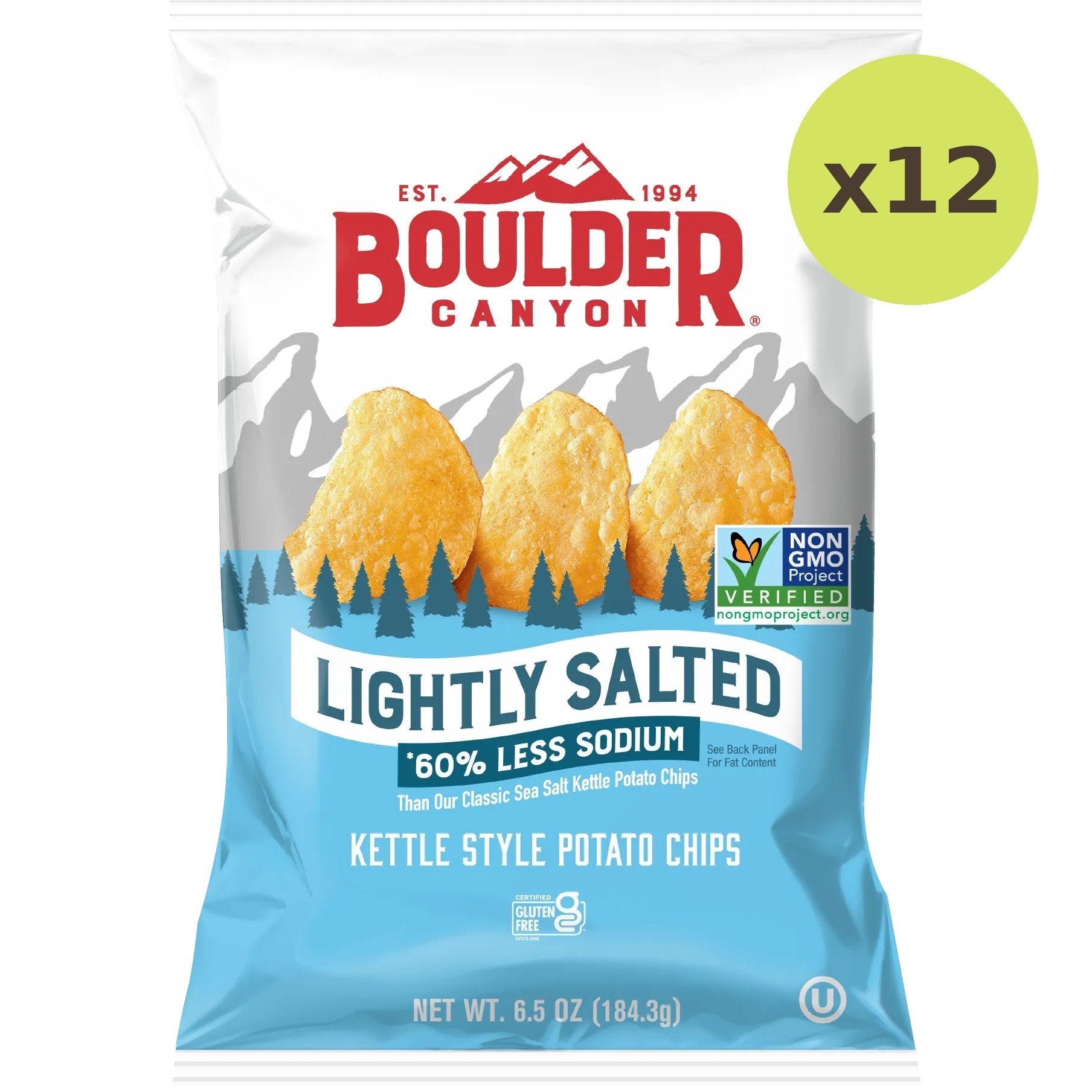 Boulder Canyon Less Sodium Potato Chips - image 3