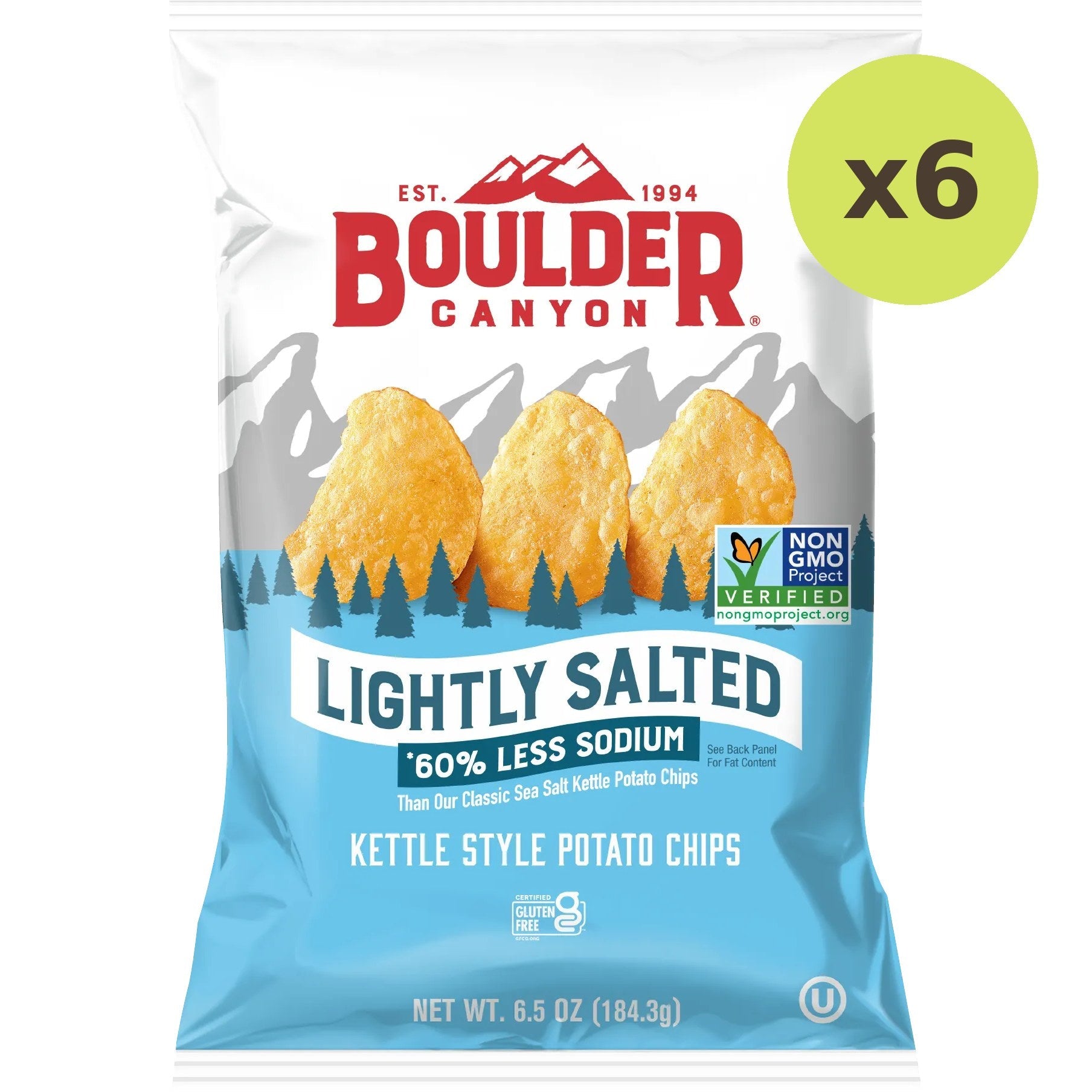 Boulder Canyon Less Sodium Potato Chips - image 2