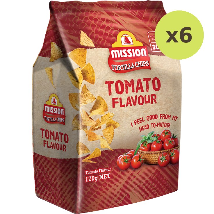 Mission Tomato Flavored Tortilla Chips - image 2