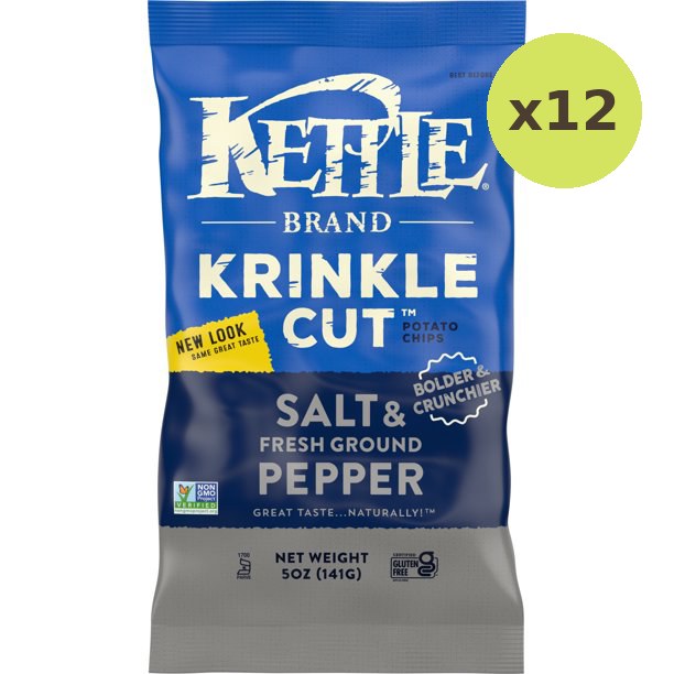 Kettle Krinkle Cut Salt & Fresh Ground Pepper - image 3