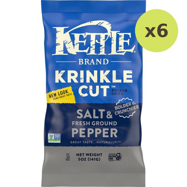 Kettle Krinkle Cut Salt & Fresh Ground Pepper - image 2