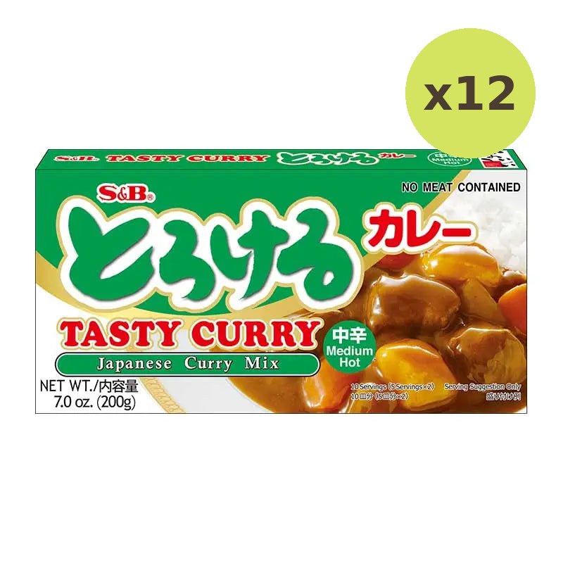 S&B Tasty Curry Japanese Mix Medium Hot 200g - image 5
