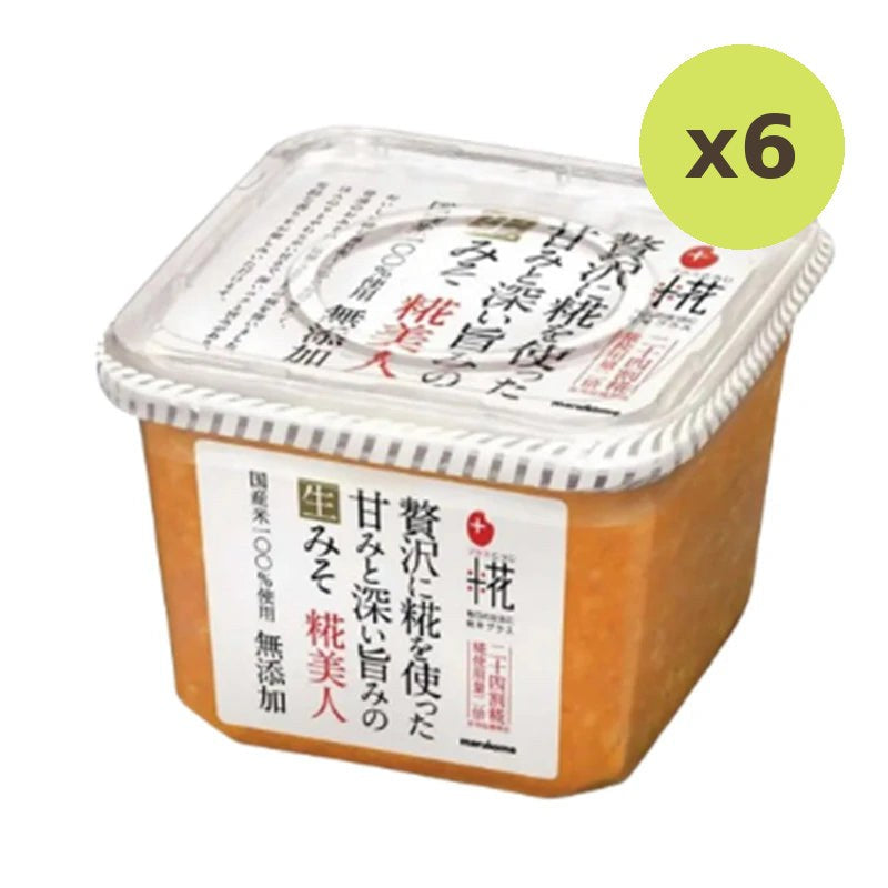 Marukome Plus Koji Miso Additive-Free Mutenka Bijin With - image 5