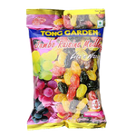 Tong Garden Jumbo Raisins Medley in a clear bowl, showcasing a mix of large, sweet raisins and dried fruit for snack enjoyment.
