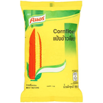 Knorr corn flour in a grocery package, showing the yellow corn flour product with brand label on the bag.