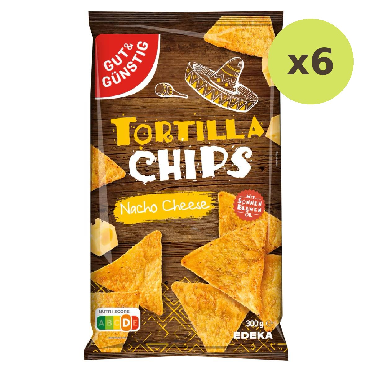 Edeka Tortilla Chips Nacho Cheese - image 2