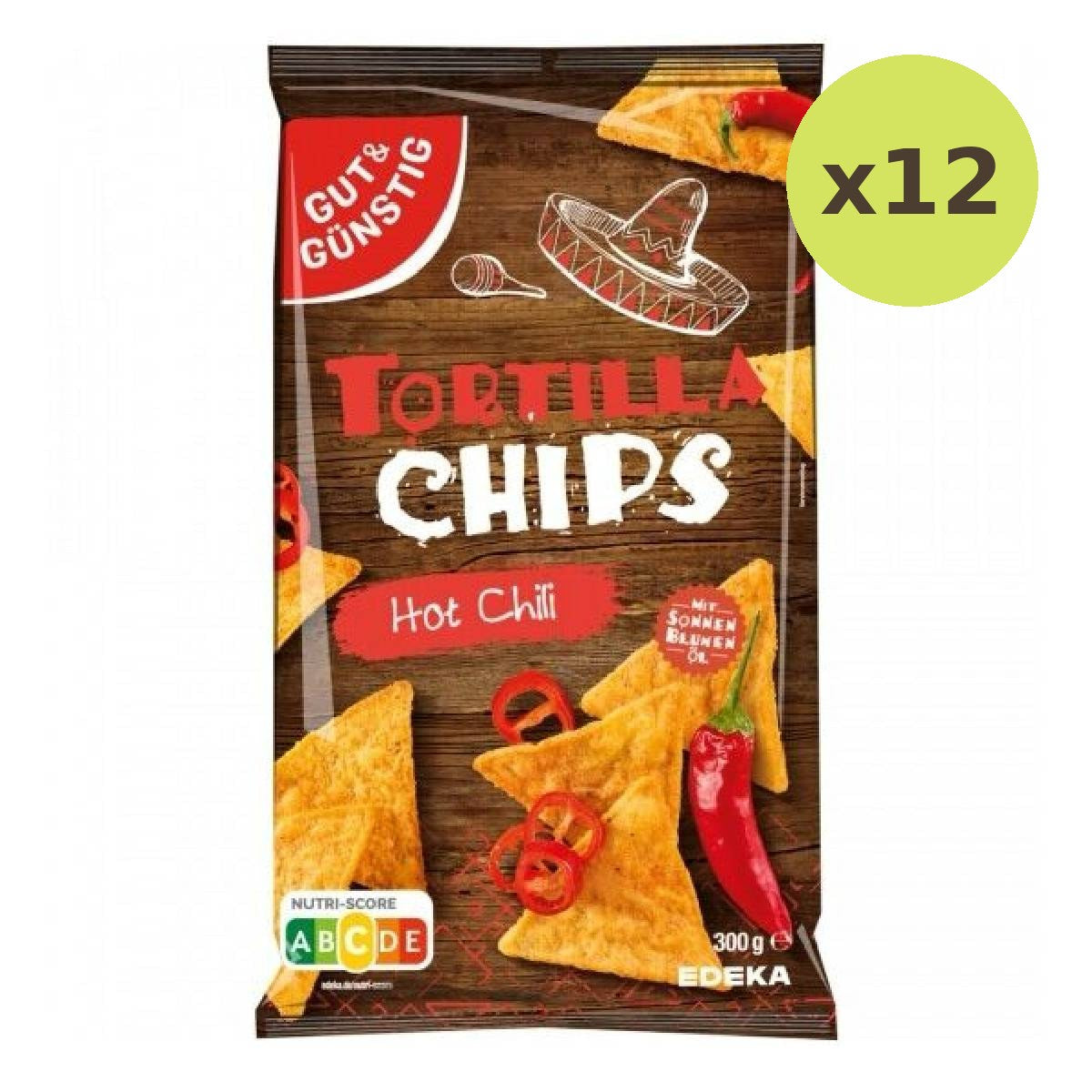 Edeka Tortilla Chips Hot Chili - image 3