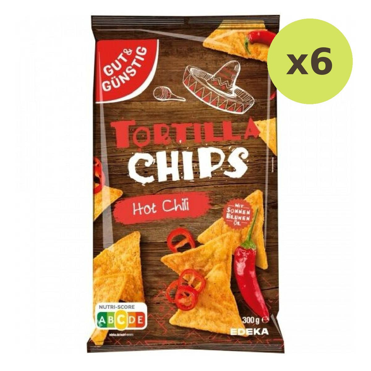 Edeka Tortilla Chips Hot Chili - image 2