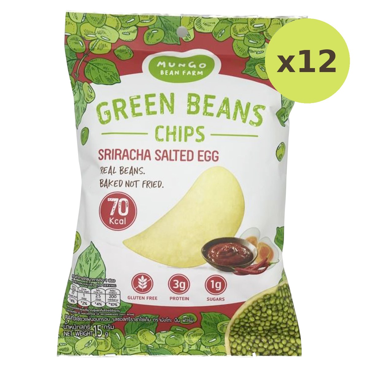 Mungo Bean Farm Chip Sriracha Salted Egg - image 3