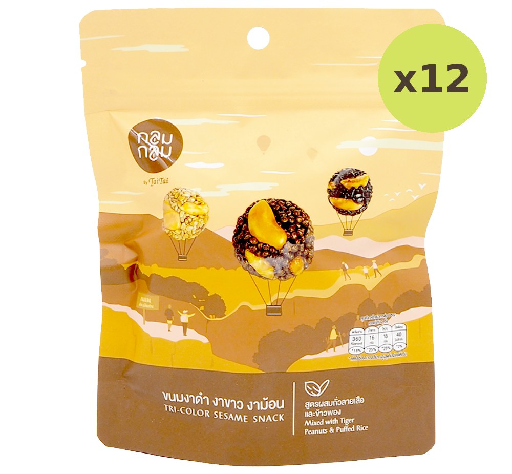 Tai Tai Tri Color Sesame Snack Mixed With Tiger - image 3