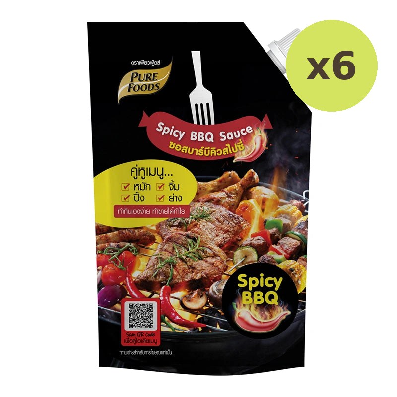 Pure Foods Spicy BBQ Sauce 800g - image 4