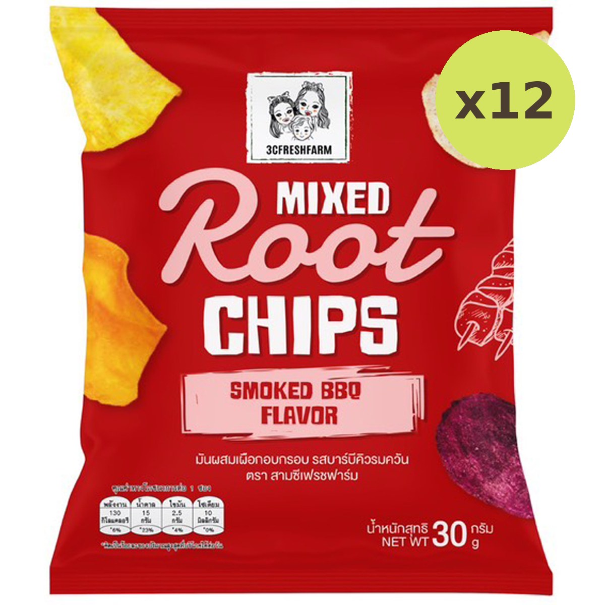 3c Freshfarm Mixed Root Chips Smoked Bbq - image 6