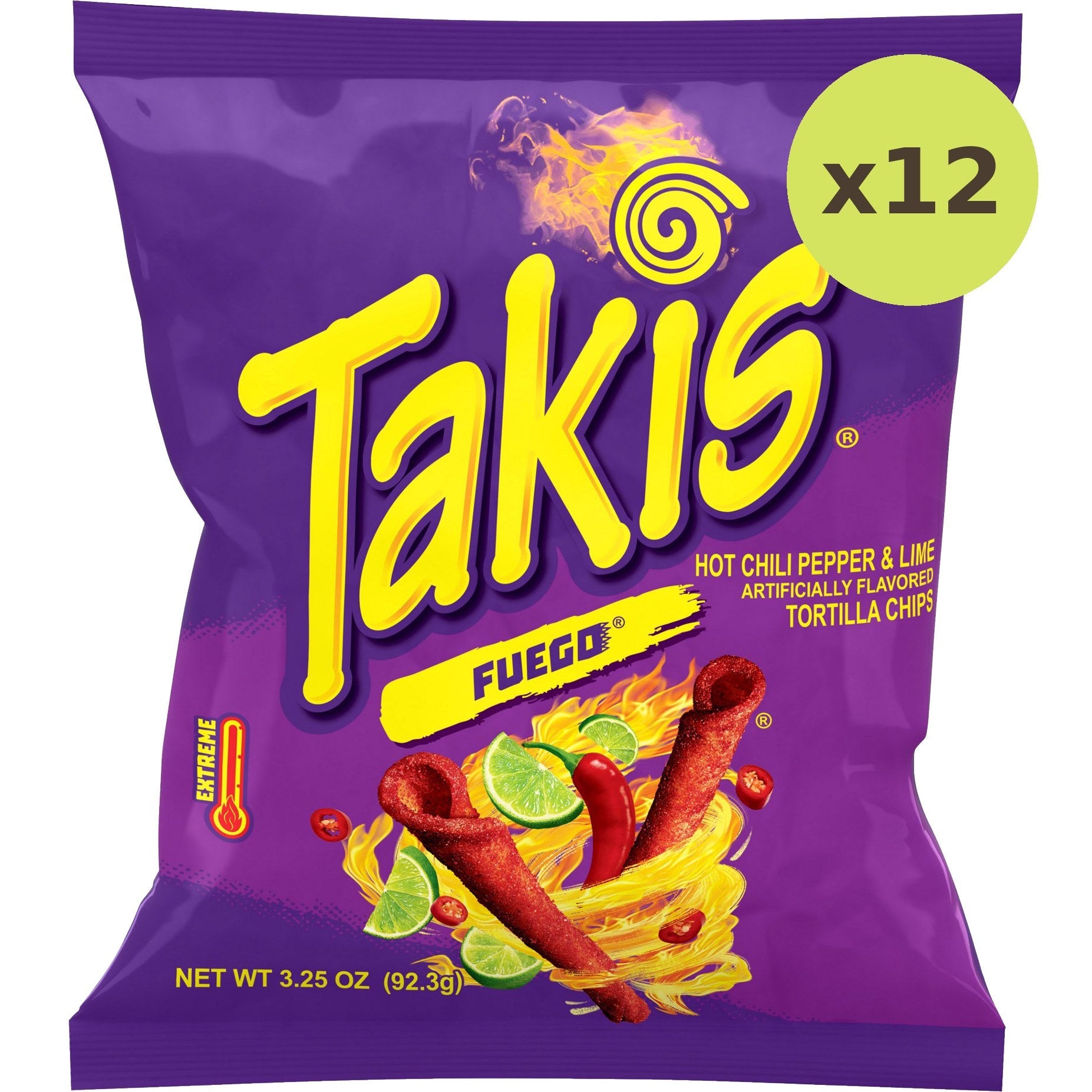 Takis Fuego Hot Chili Pepper & Lime Chips - image 3