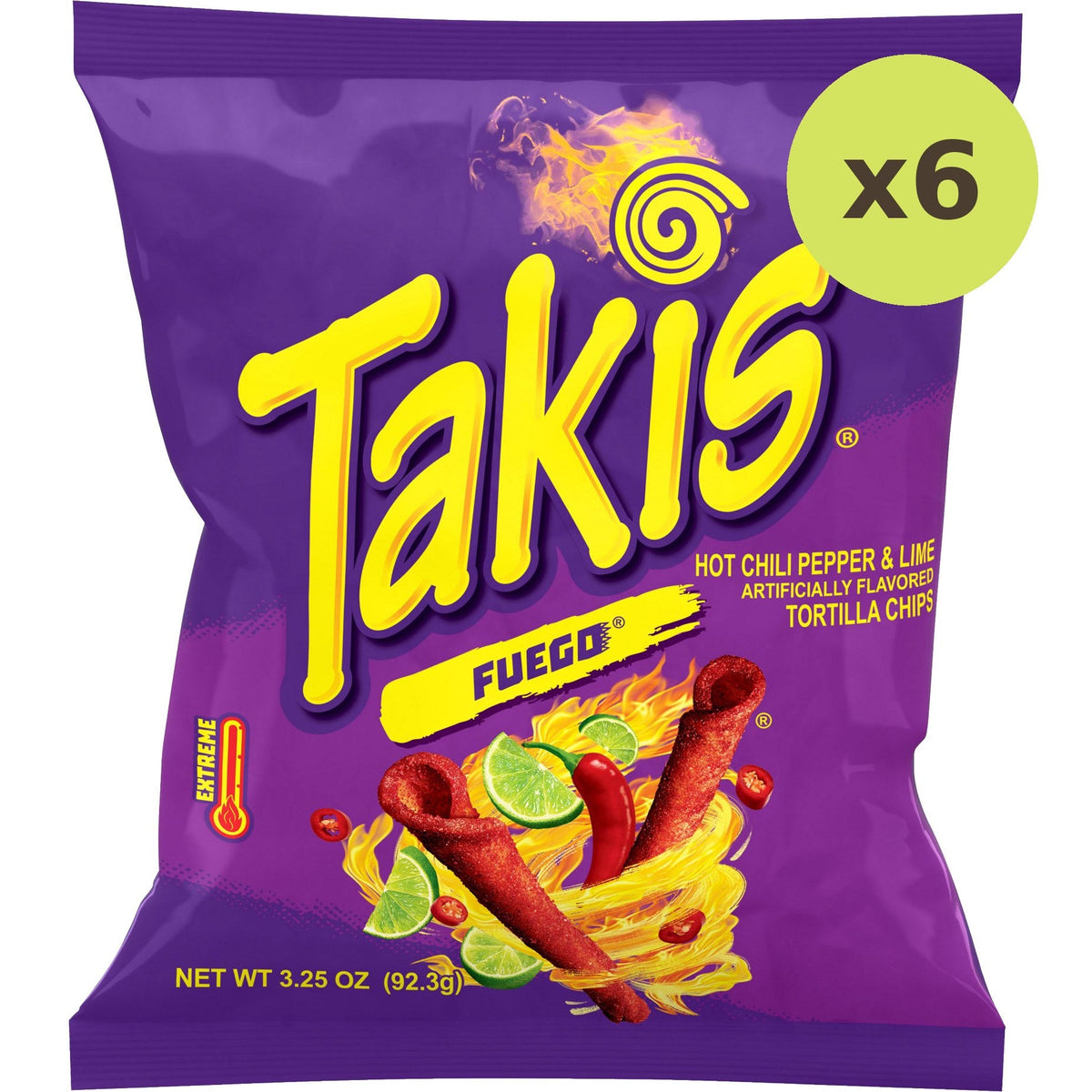 Takis Fuego Hot Chili Pepper & Lime Chips - image 2