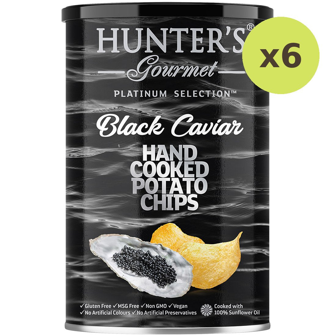 Hunter's Potato Chips Black Caviar - image 3