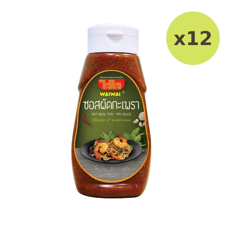 Waiwai Basil Stir-Fry Sauce 320g - image 4