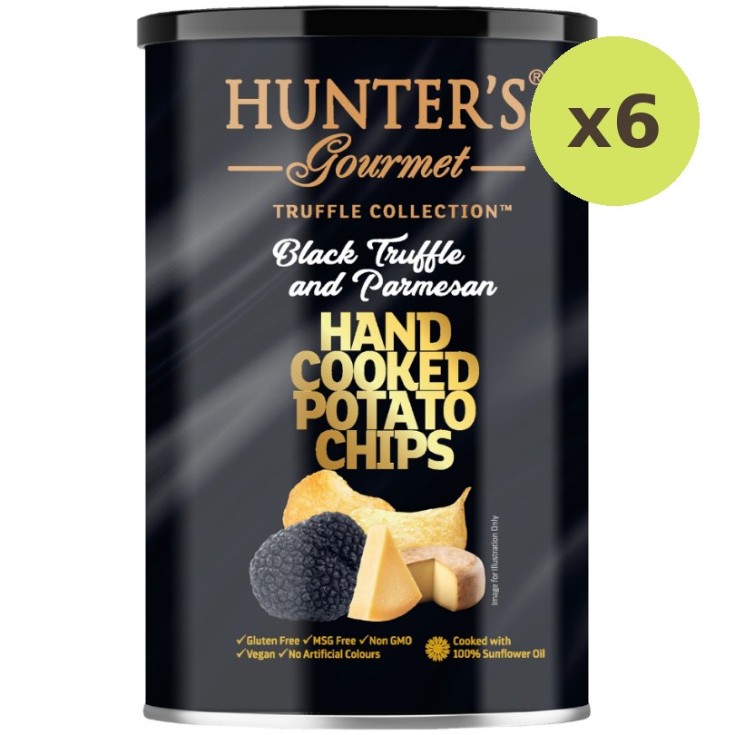 Hunter's Potato Chips Blacktruffle And Parmesen - image 3