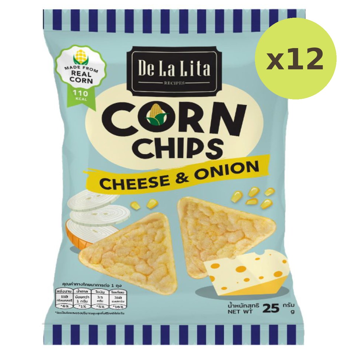 Delalita Corn Chips Cheese And Onion - image 4