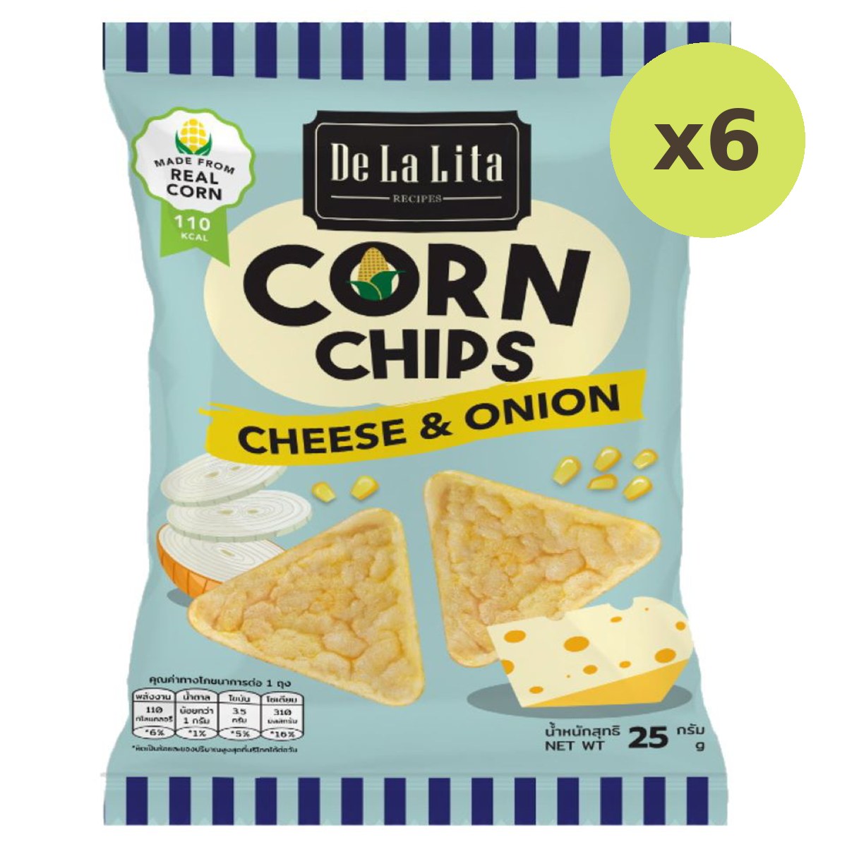 Delalita Corn Chips Cheese And Onion - image 3