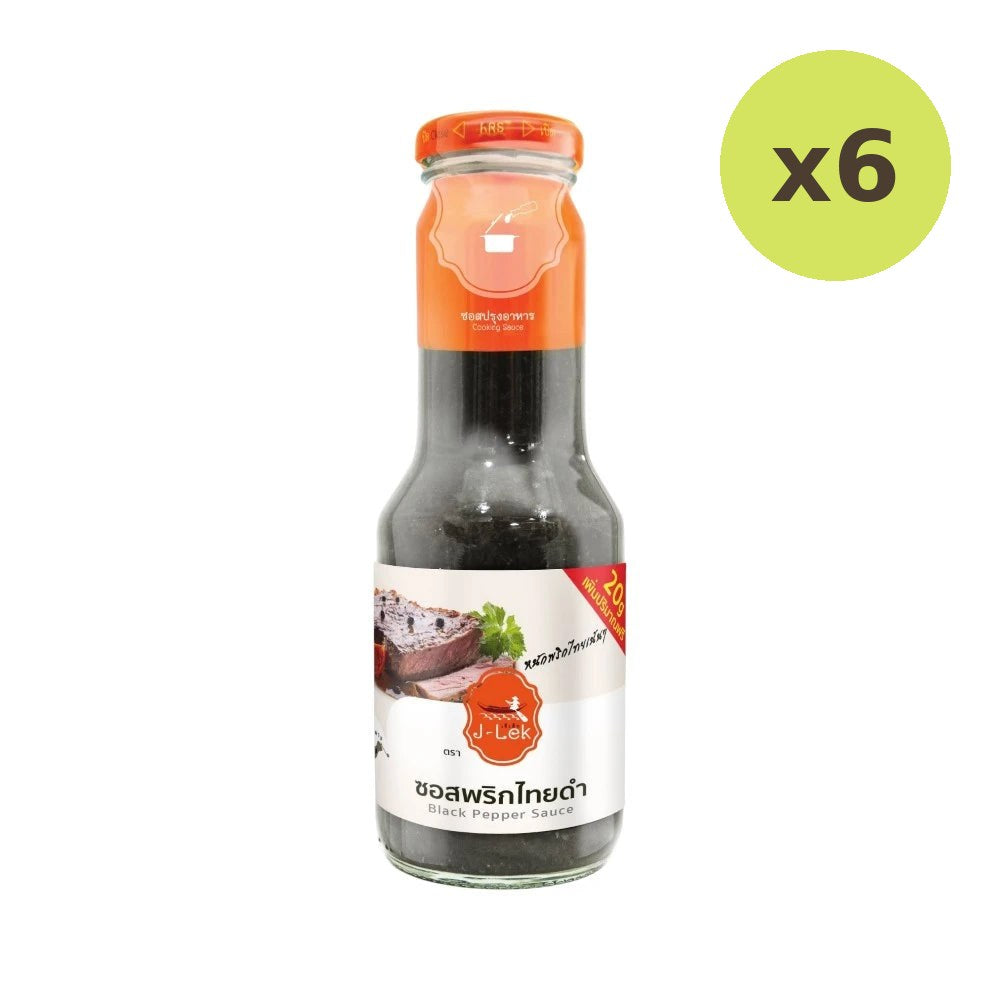 J-lek Jae Lek Black Pepper Sauce Glass Bottle 350g - image 4