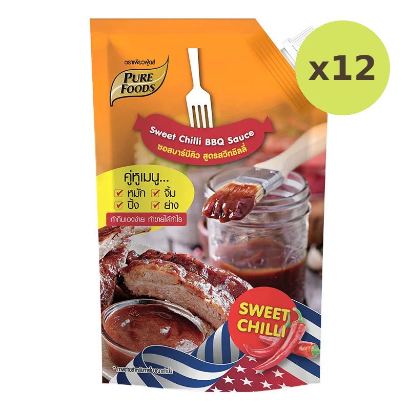 Pure Foods Sweet Chilli BBQ Sauce 800g - image 3