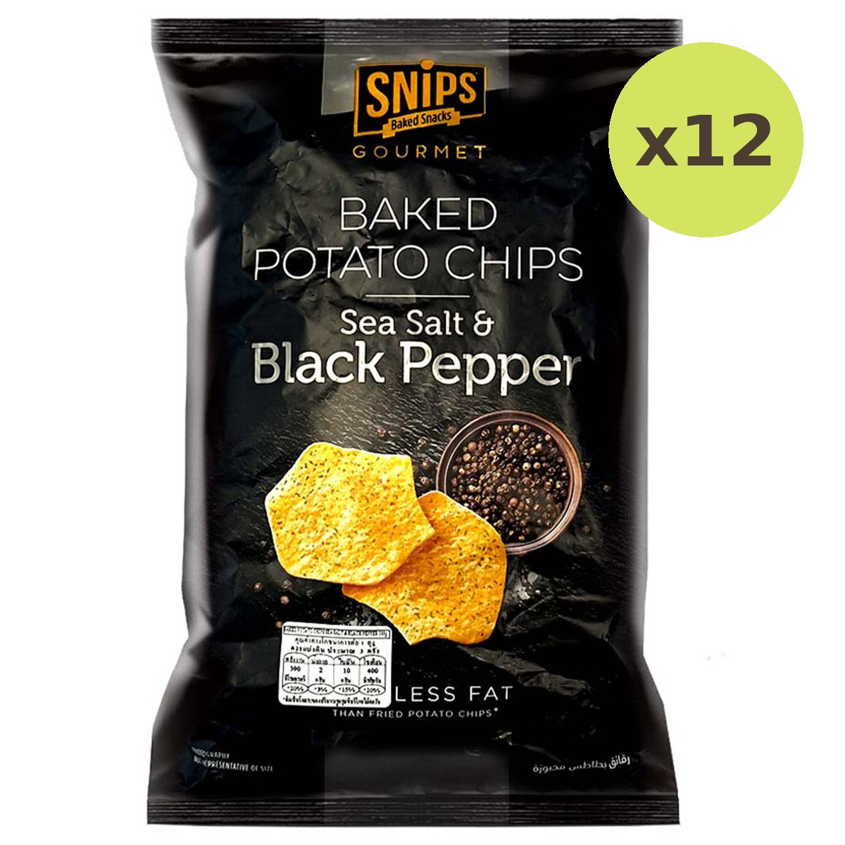 Snips Potato Chips Sea Salt And Black Pepper - image 6