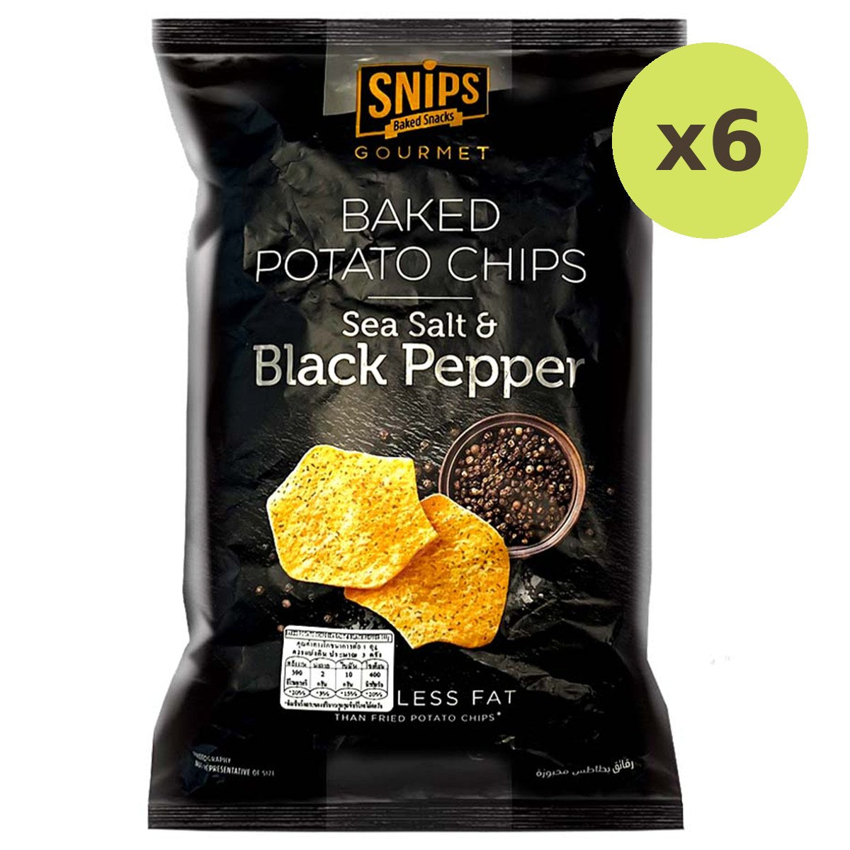 Snips Potato Chips Sea Salt And Black Pepper - image 5