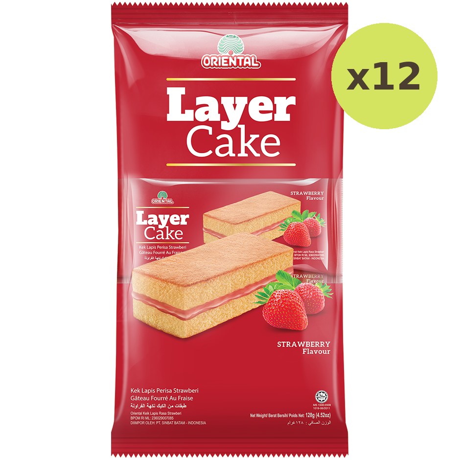 Oriental Layer Cake Strawberry - image 3
