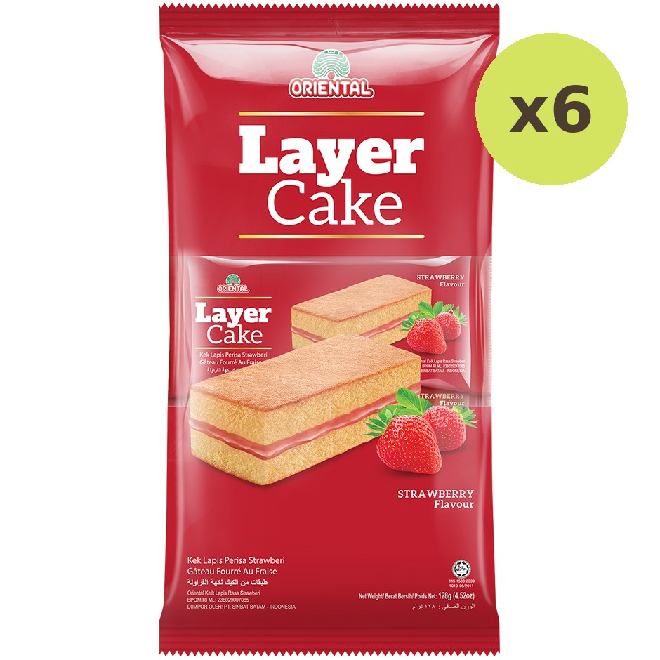 Oriental Layer Cake Strawberry - image 2