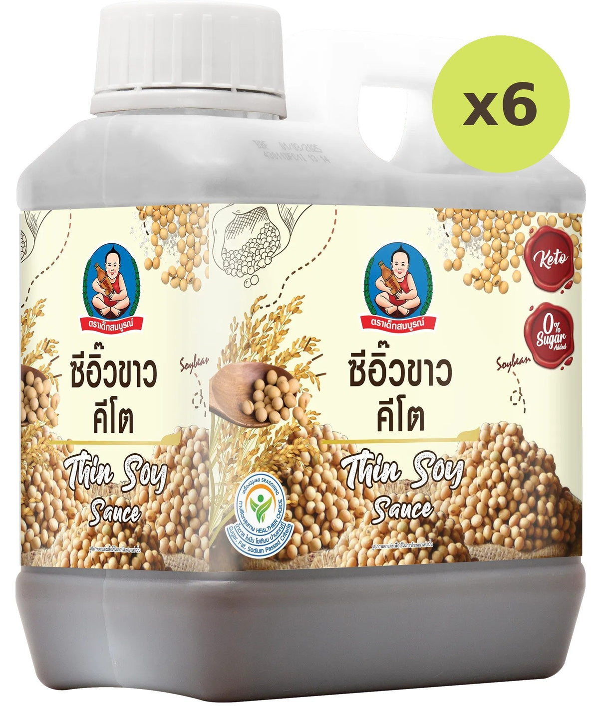 Deksomboon Thin Soy Sauce Keto 1000ml - image 2