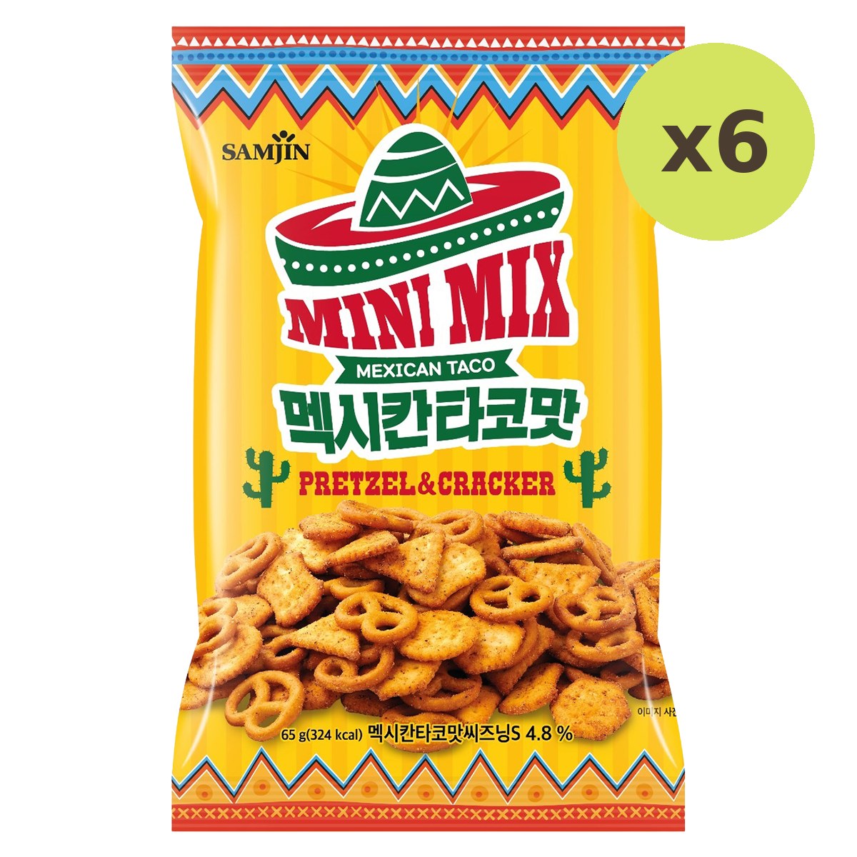 Samjin Pretzel & Cracker Mini Mix Mexican Taco - image 2