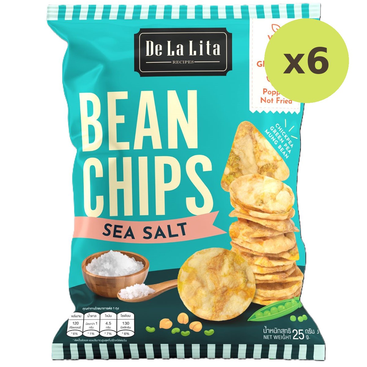 De La Lita Bean Chips Seasalt Flavor - image 3